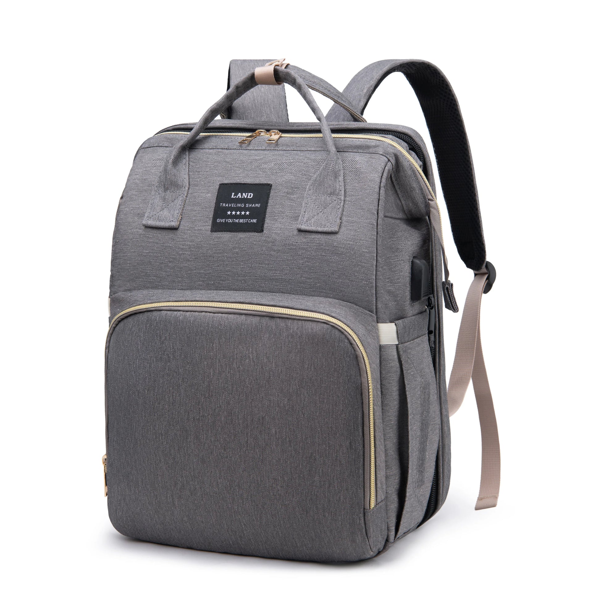 lit de voyage bebe gris