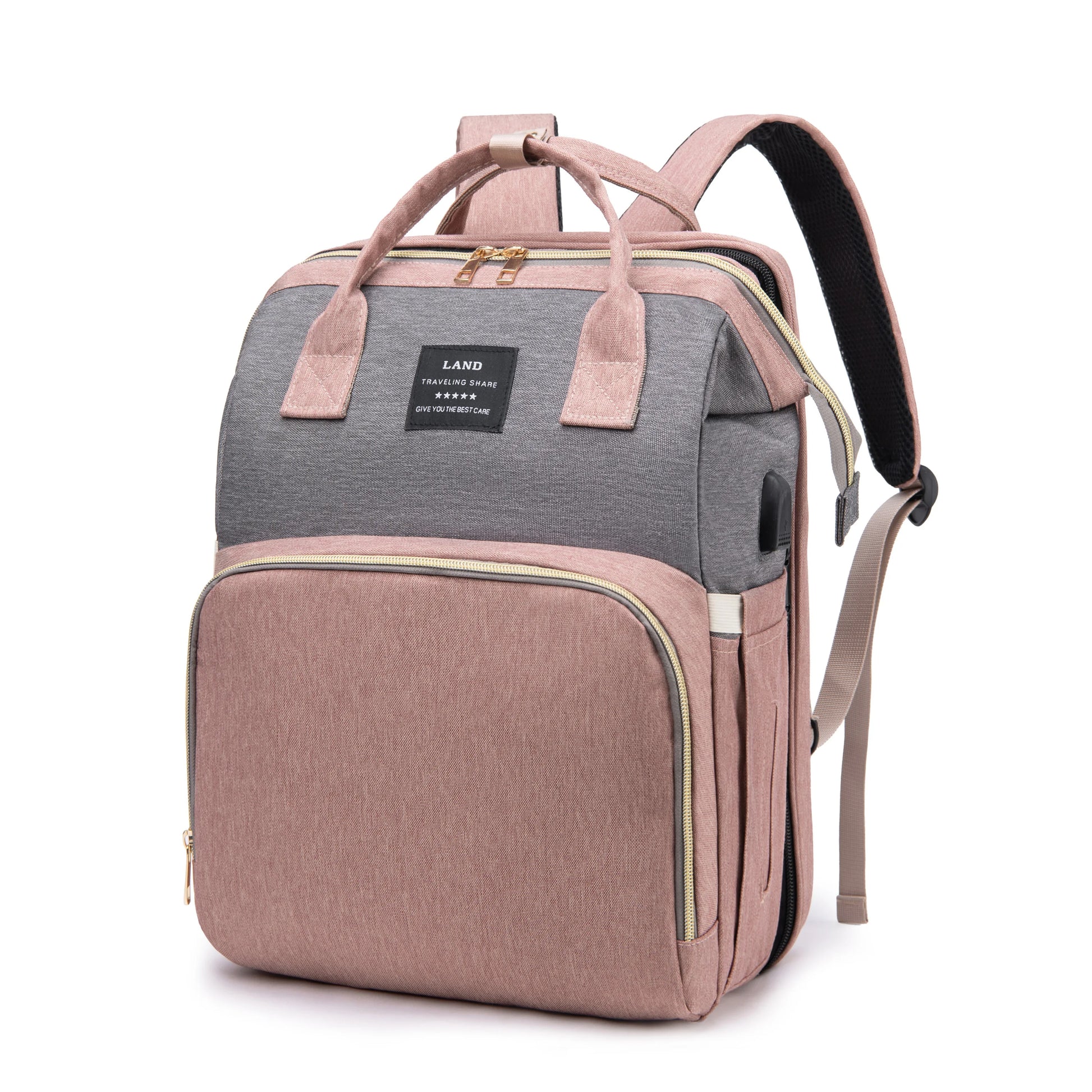 lit de voyage bebe rose