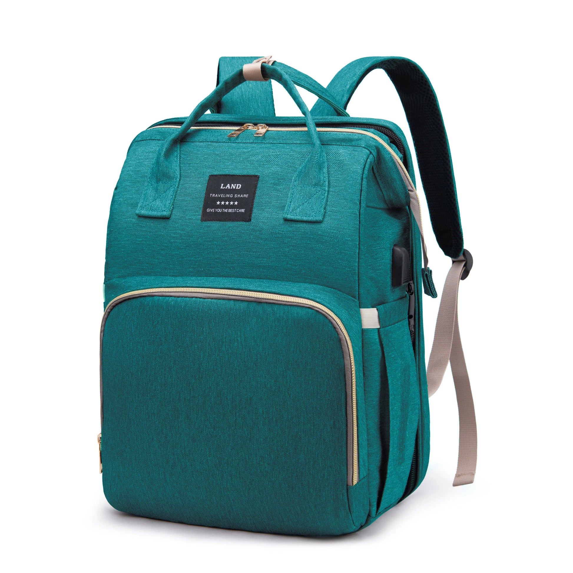 lit de voyage bebe vert