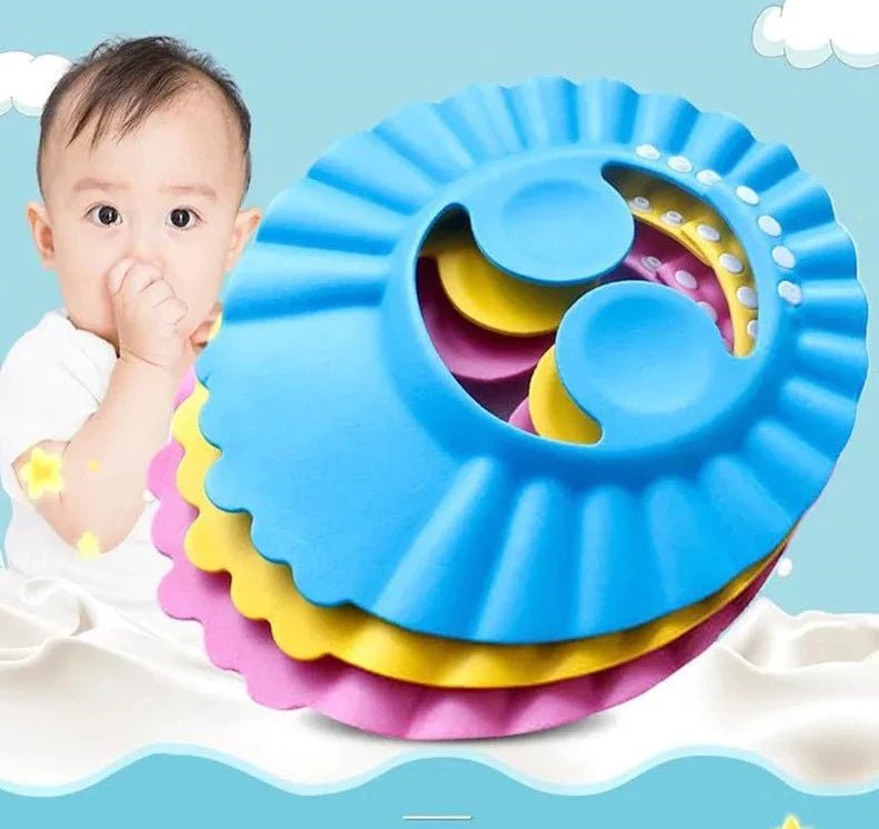 Visière chapeau pour douche bébé I ShampooCap™ - Bebe-joyeux